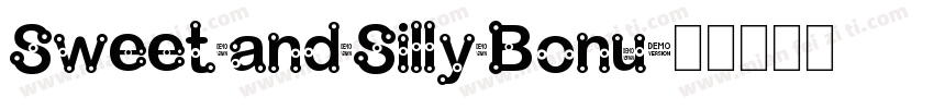 Sweet and Silly Bonu字体转换